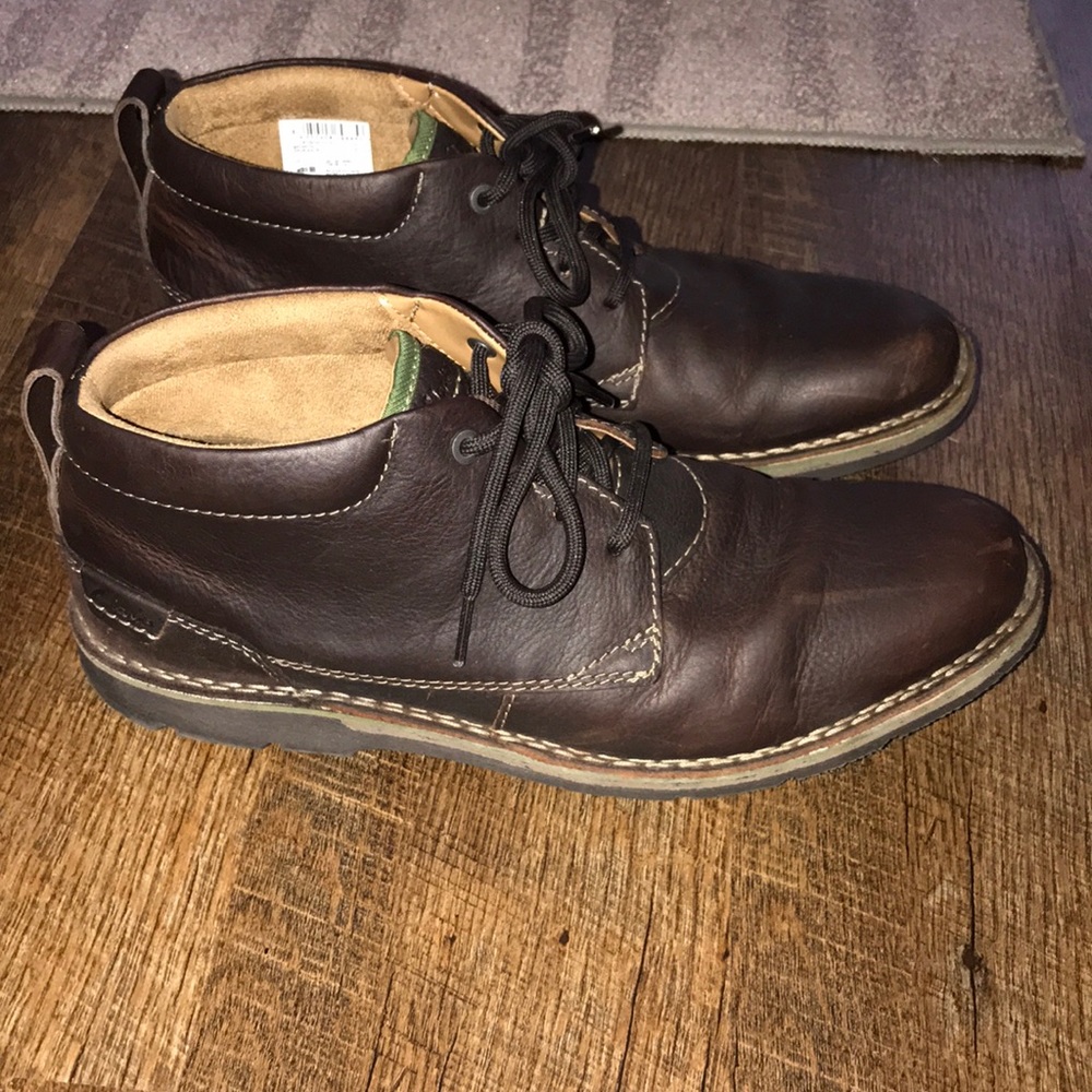 Clarks Leather Chukka Boots